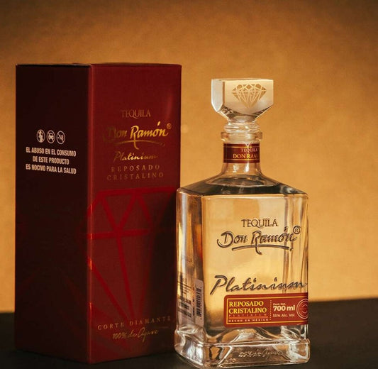 Tequila Don Ramón Platinum Reposado Cristalino 700ml