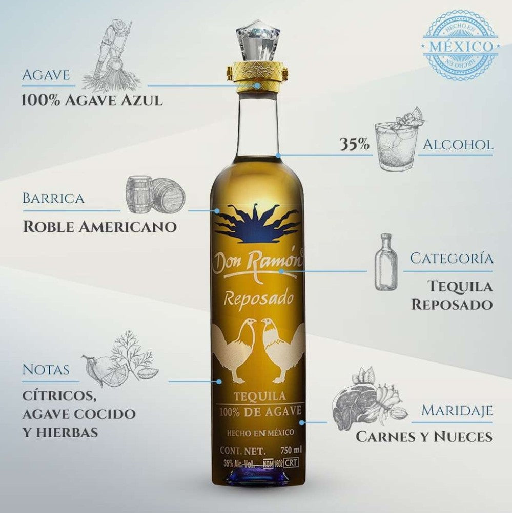 Tequila Don Ramón Punta Diamante Reposado 750ml