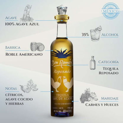 Tequila Don Ramón Punta Diamante Reposado 750ml